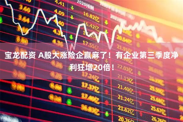 宝龙配资 A股大涨险企赢麻了！有企业第三季度净利狂增20倍！